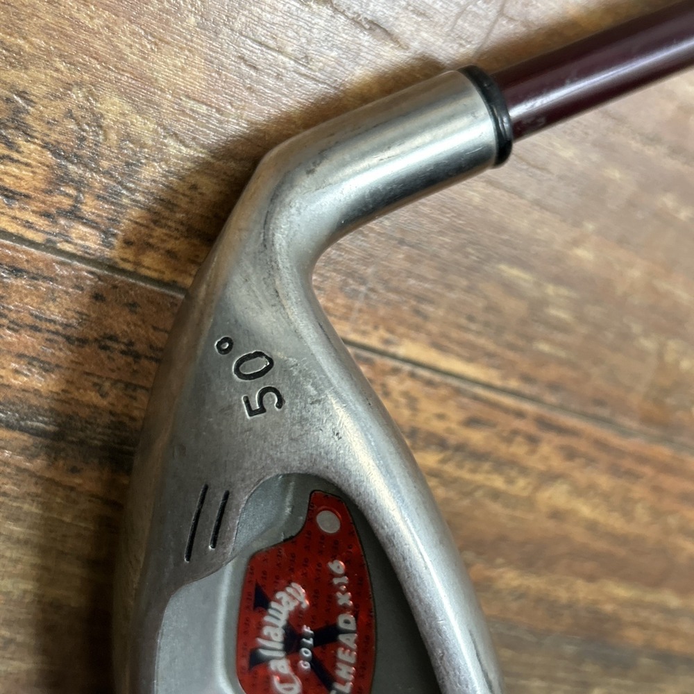 Callaway Steelhead X-16 50° Gap A Wedge Steel Big Bertha Shaft Flex 1 Right Hand - Picture 3 of 14
